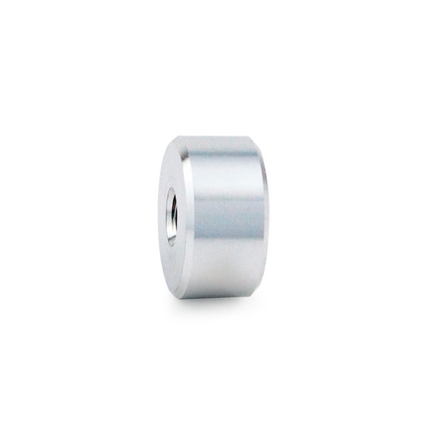 Gyford Round Standoffs, 5/16"-18 Thrd Sz, 1/2 in Bd L, Aluminum Clear Anodized, 1 in OD SO-9050